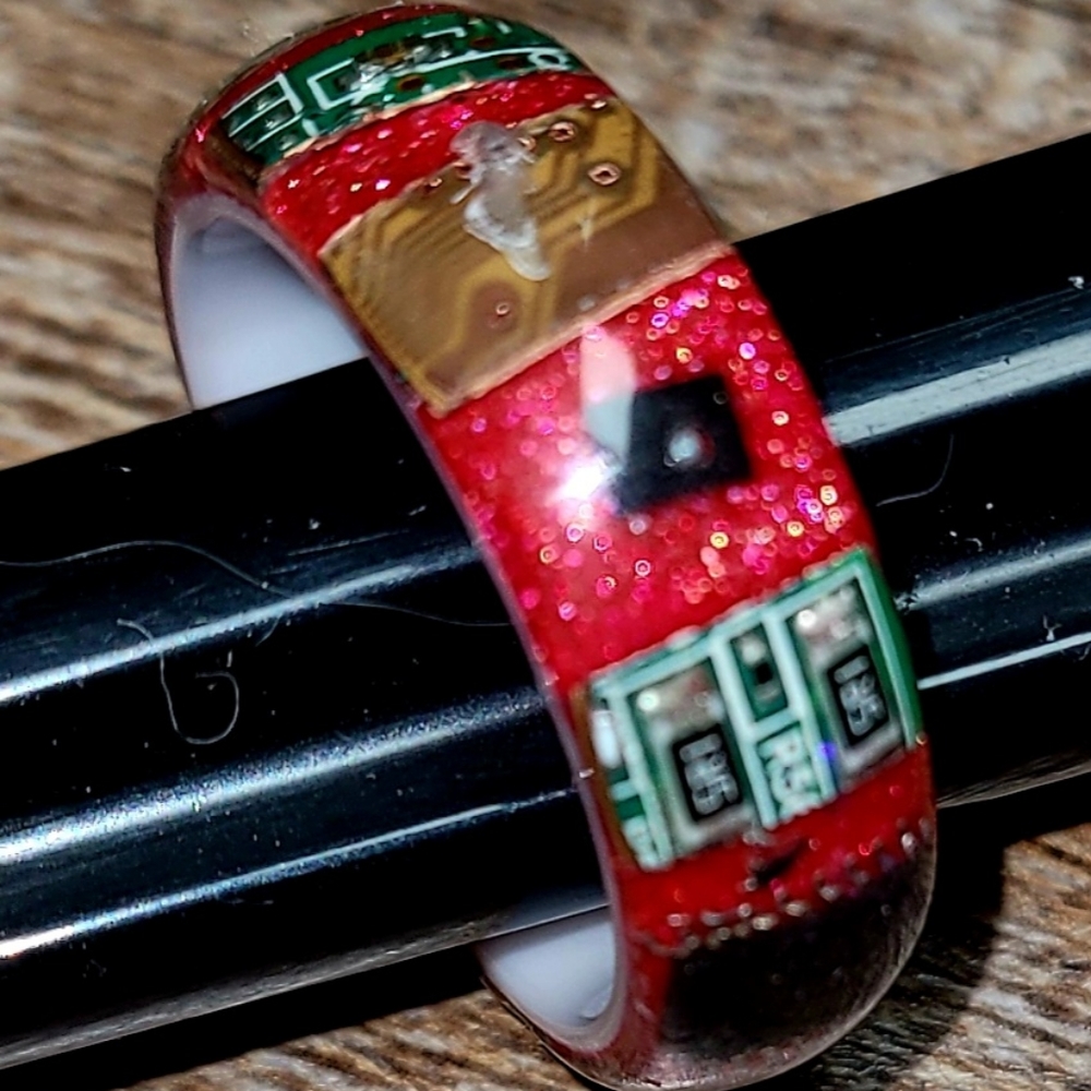Custom Made Circuit Board Ring - image 3